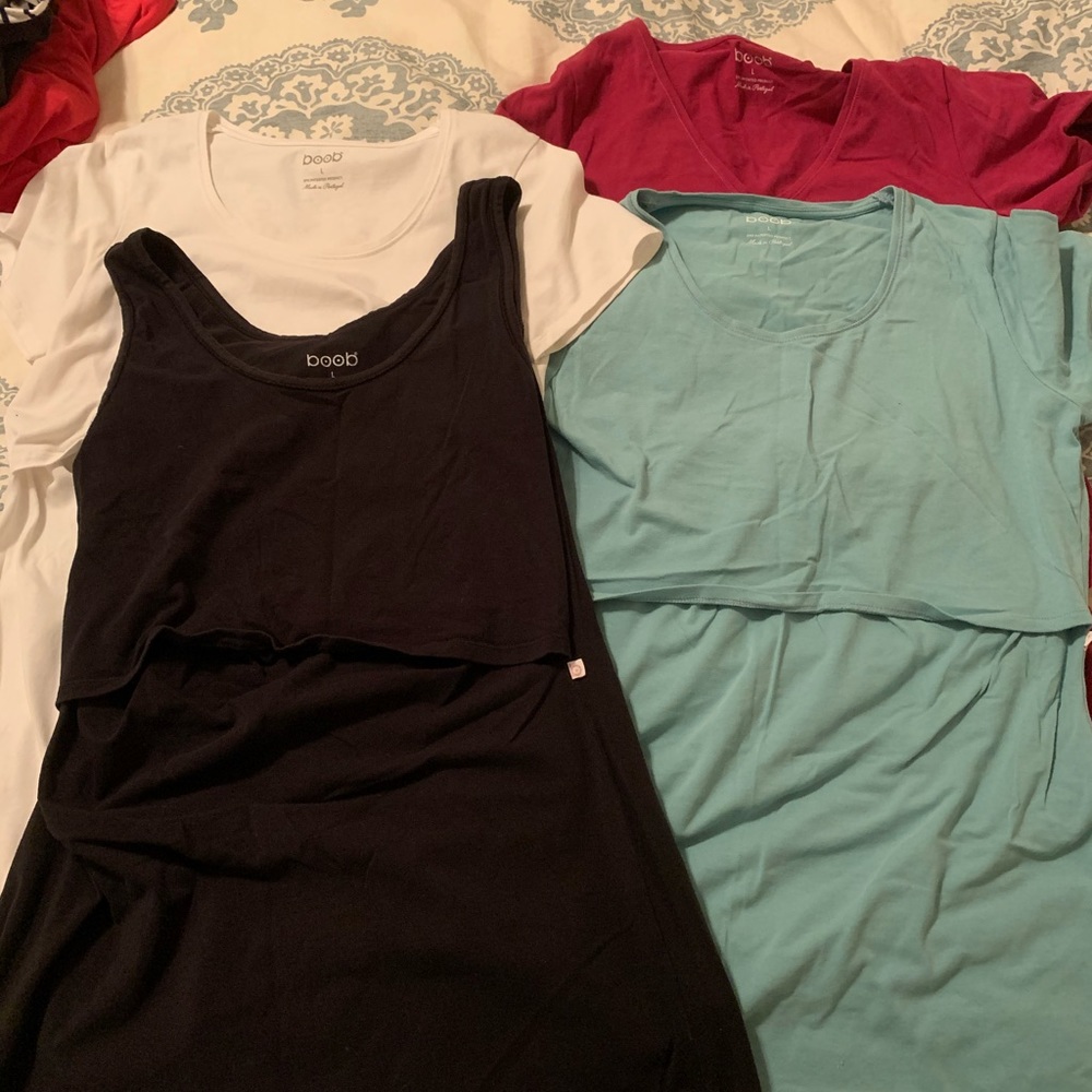 Six Boob design nursing tops, size L